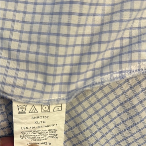 Riders by Lee Easy Care Women’s Blue and white Checkered Shirt. XL. - Picture 12 of 12